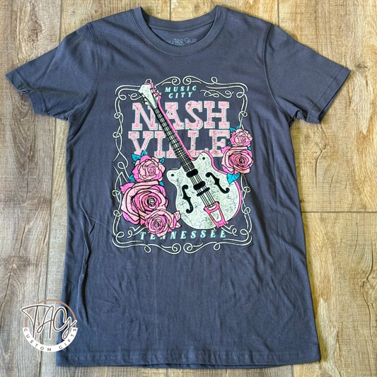 Nashville Music City - Graphic Tee